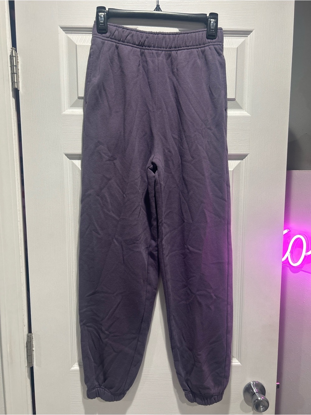 No Boundaries Purple Women's Fleece Joggers